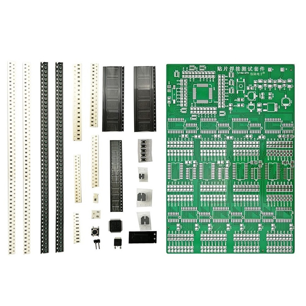 SMTはんだ付けトレーニング練習ボード 300 SMD部品  - Diy Electronics Project Kit のレビューと価格