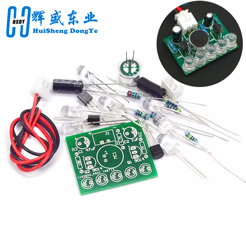 3 V-5.5 V 音声起動制御ランプ LED メロディライ - Diy Electronics Learning Kit のレビューと価格
