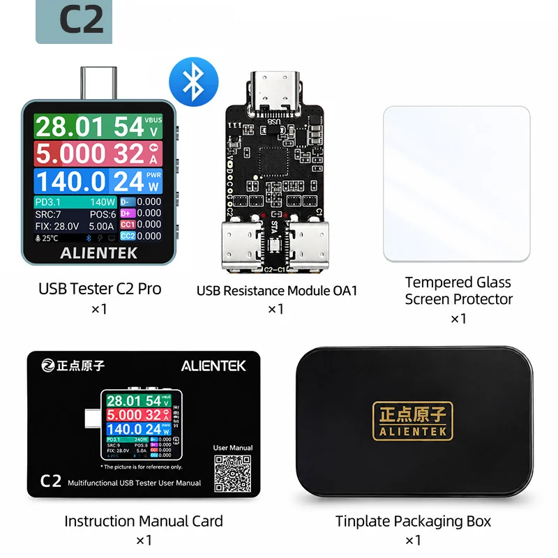 ALIENTEK C2 カラー画面式テスター。240Wの高電 - Logic Analyzer Usb のレビューと価格