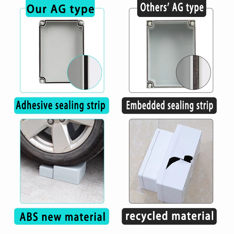 IP67規格、グレー/透明カバー、屋外用防水接続ボックス、I - Diy Electronics Box のレビューと価格