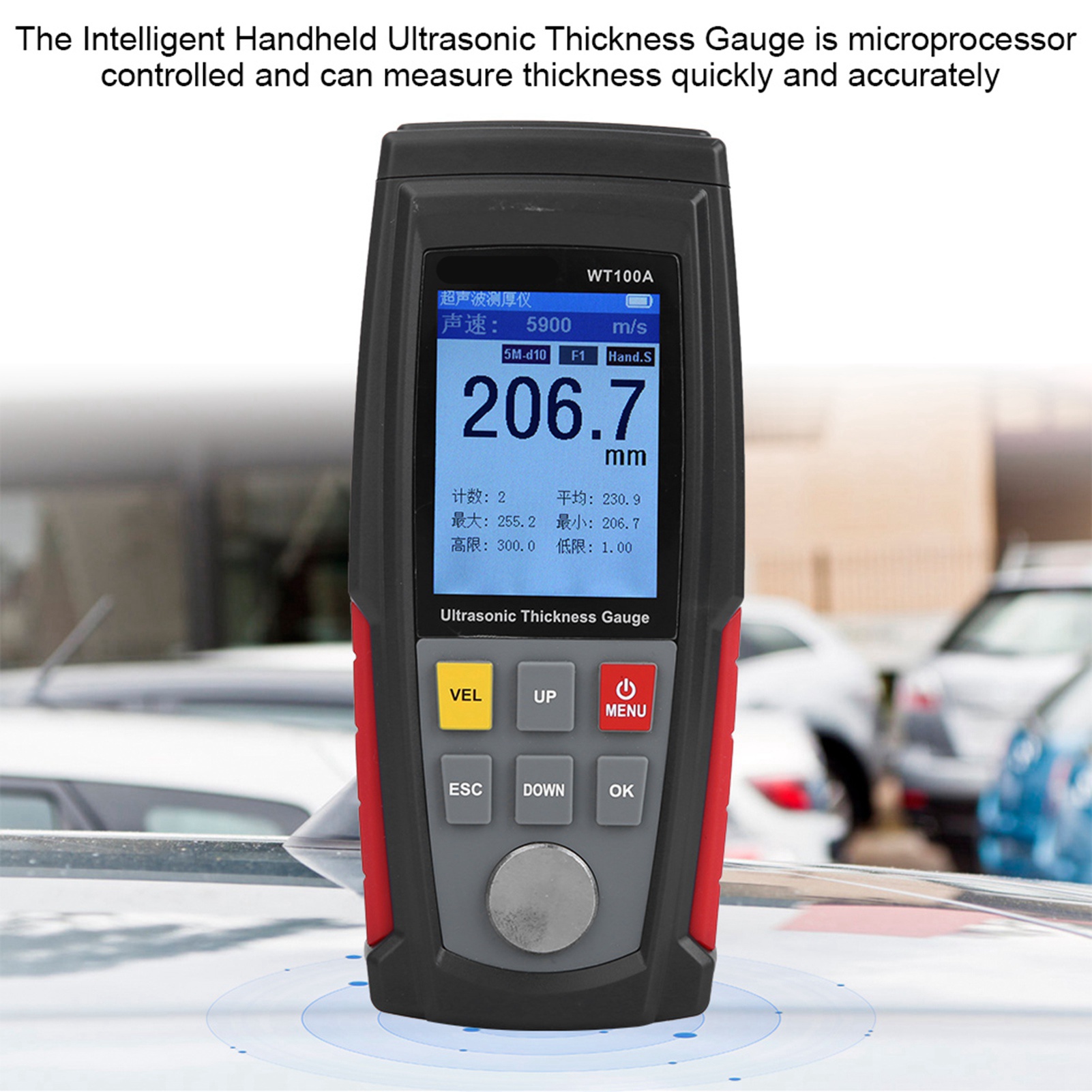 デジタル超音波厚さ計 WT100A 高精度デジタル超音波厚さ - Logic Analyzer Usb のレビューと価格