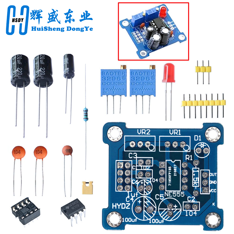 NE555 パルス発生器パルススターターデューティサイクルと - Diy Audio Electronics Kit のレビューと価格